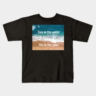 Toes in the Water Zac Brown Band Quote Poster Kids T-Shirt